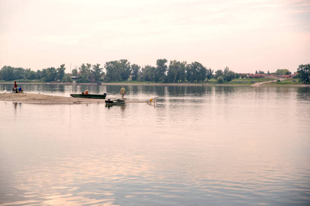 Boats on river