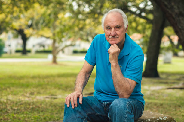 istock Elderly man outdoors 1202563903
