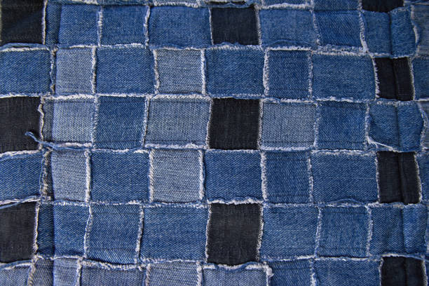 Jeans denim texture close-up