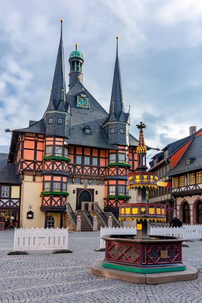 istock Wernigerode Town Hall on Market square, Germany 1202566859