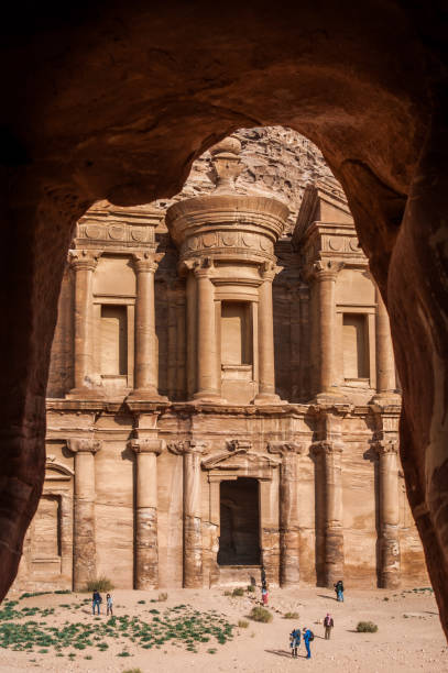 istock View of Petra Al Deir temple 1202570249