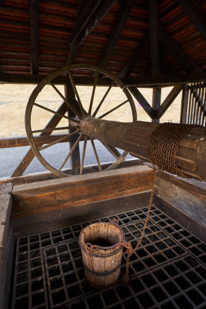 istock Ancient wooden well 1202574080