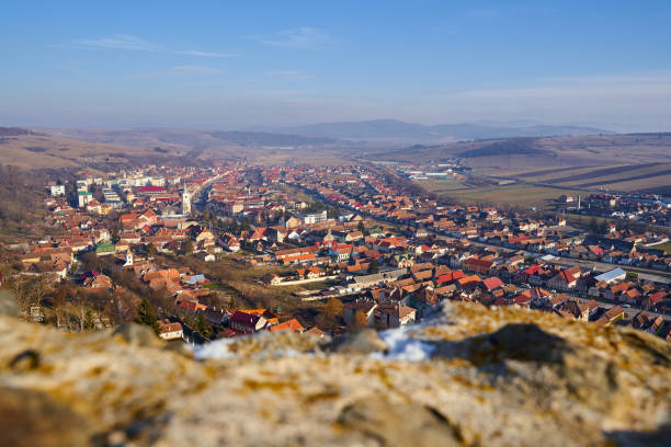 istock Aerial of an old town 1202574347