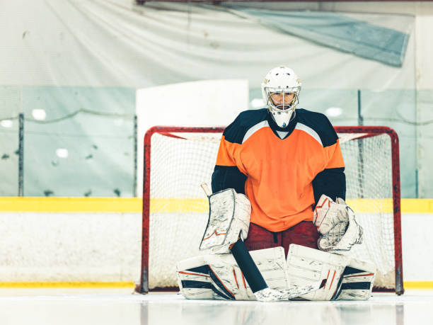 istock Pro Hockey goalie 1202575800