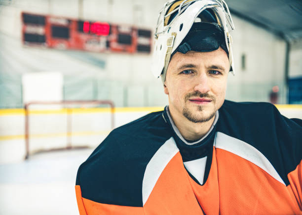 istock Pro Hockey goalie 1202576345