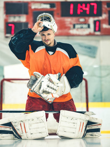 istock Pro Hockey goalie 1202576405
