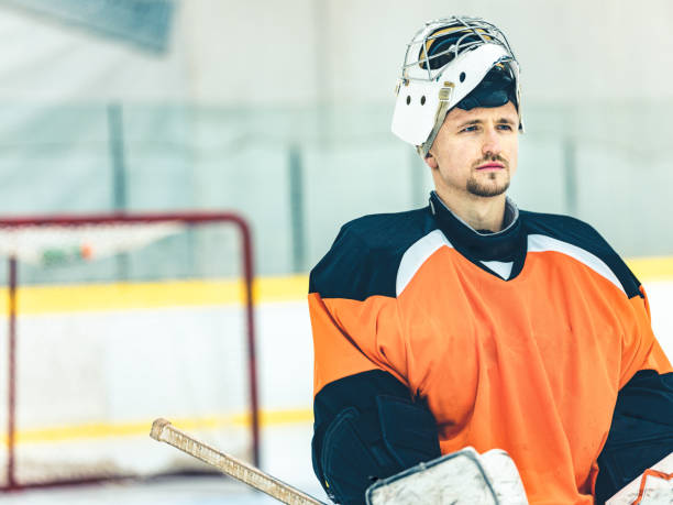 istock Pro Hockey goalie 1202576417