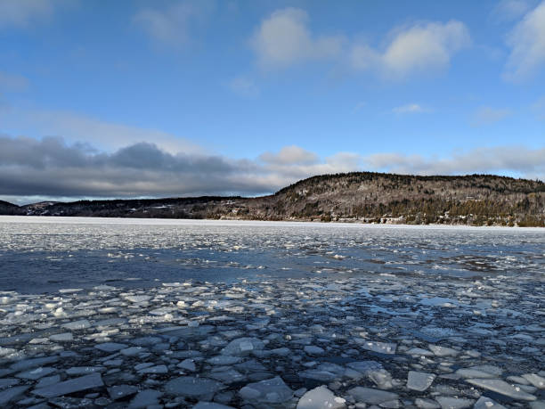 istock Winter Ice in the Kennebecasis River New Brunswick Canada 1202580778