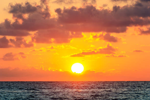 istock Spectacular sunrise over the ocean. 1202580826