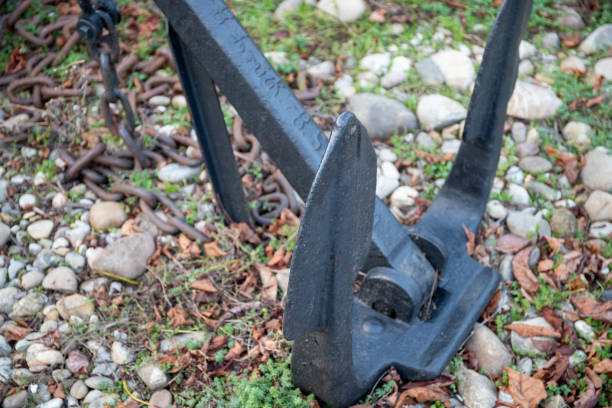 istock Old anchor as gravel 1202584863