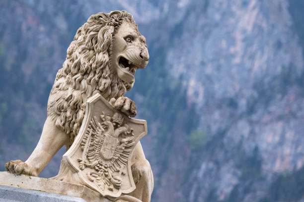 istock The Lion Monument between Traunkirchen and Ebensee in Salzkammergut 1202589905