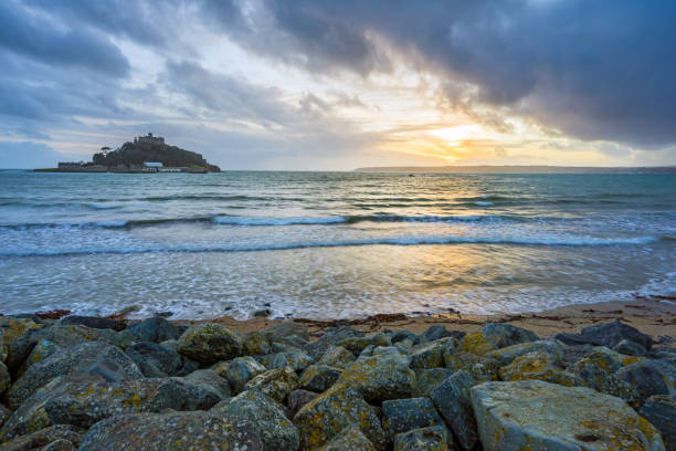 istock Sunset Marazion Cornwall England UK 1202595870