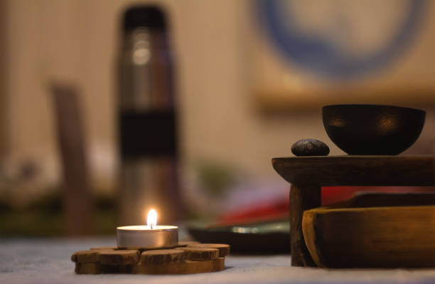istock Preparing to chinese tea ceremony with teapot 1202600689