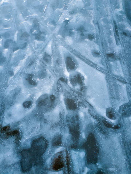 istock ice background with marks from skating and hockey 1202600859