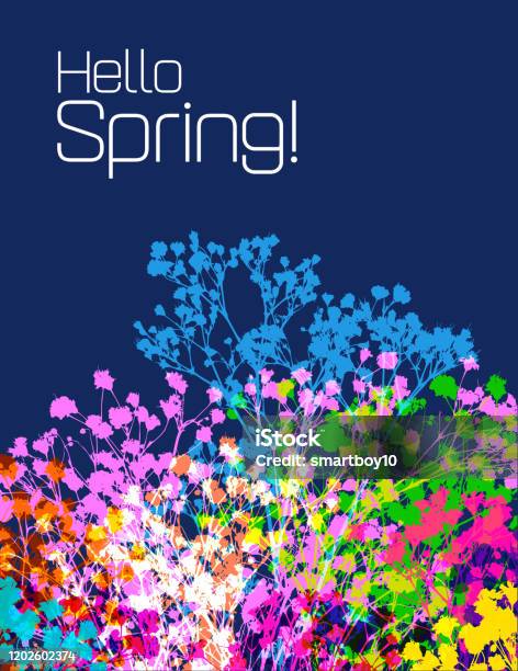 Spring Stock Image Pdf Spring Flowers Stock Illustration - Download Image Now - Abstract ...