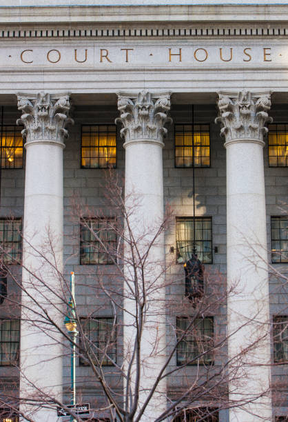 istock Close up of Courthouse building. 1202603543