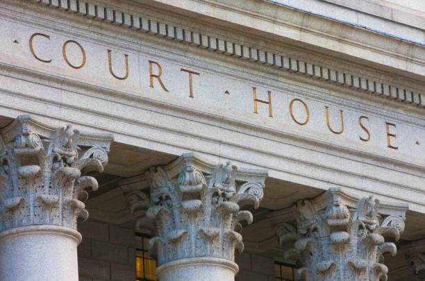 istock Close up of Courthouse building. 1202603545
