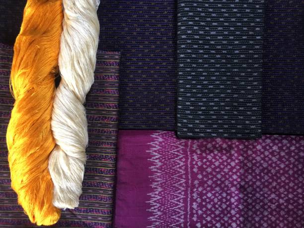 istock Elegant Thai silk From Thailand. 1202603643