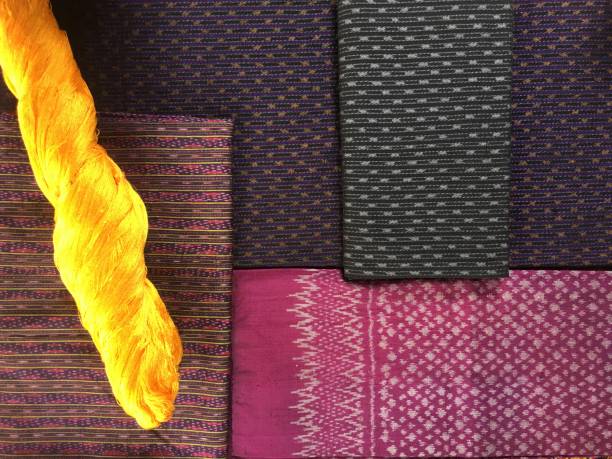 istock Elegant Thai silk From Thailand. 1202603692
