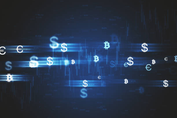 istock Glowing money signs background 1202606651