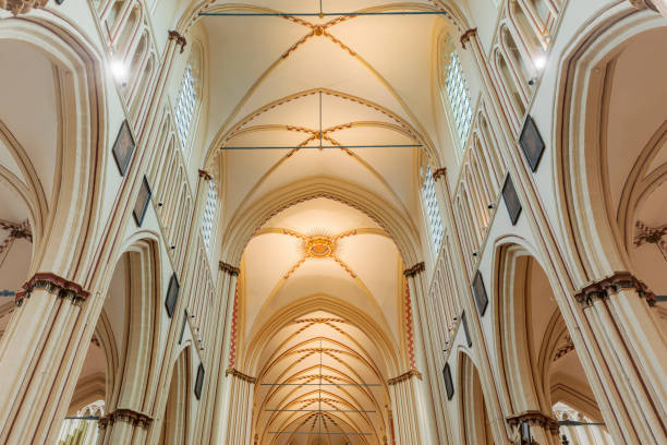 istock interior of the Saint Salvator Cathedral in Bruges 1202608536