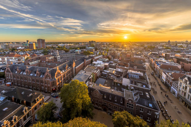istock Skyline of historic Groningen city 1202608599