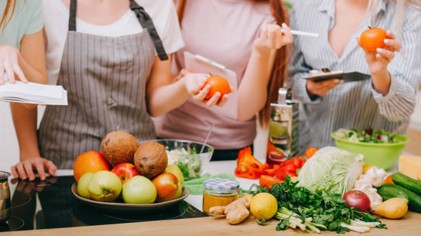 istock culinary master class healthy food recipe women 1202612244