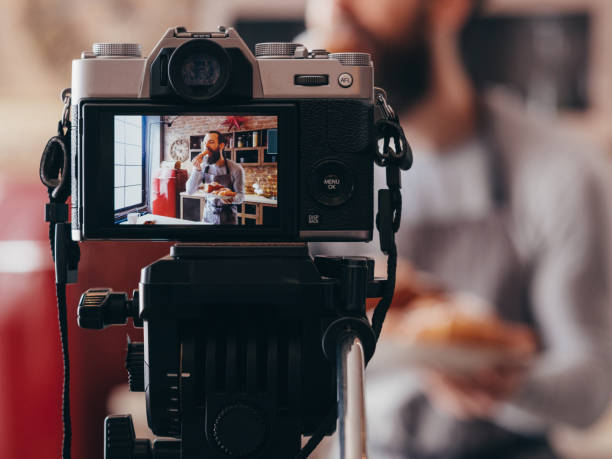 istock culinary vlog bakery food camera chef croissant 1202612280