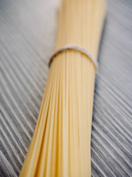 Italian traditional food pasta, dried noodles