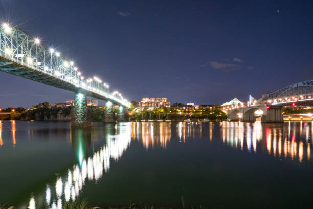 istock Chattanooga, Tennessee Night Skyline 1202619085