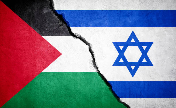 palestine and israel conflict. - israel imagens e fotografias de stock