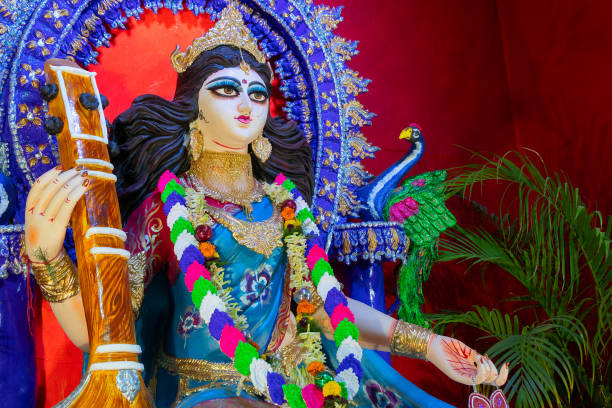 istock Goddess Saraswati, Kolkata, India 1202623379