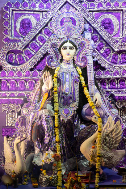 istock Goddess Saraswati, Kolkata, India 1202623599