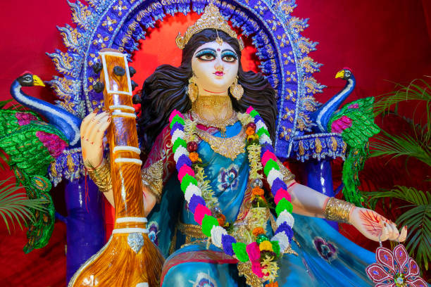 istock Goddess Saraswati, Kolkata, India 1202623691