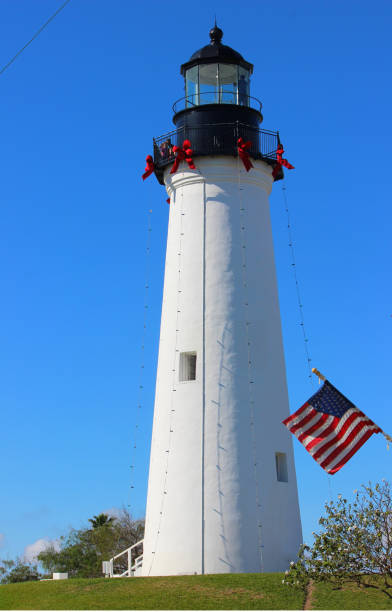 istock South Padre Lighthouse During Christmas. 1202625812