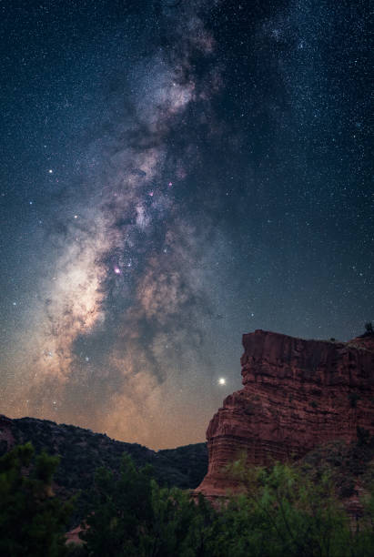 istock Caprock canyon milky way 1202626856