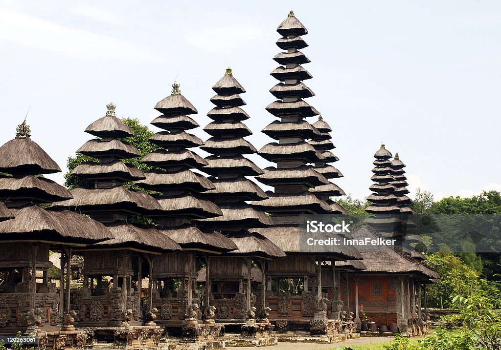 Balinais traditionnel, le Temple hindou (Bali, Indonésie - Photo de Arbre libre de droits