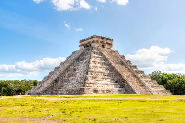 istock Kukulcan Pyramid at Chichen Itza in Yucatan Peninsula, Mexico 1202637986