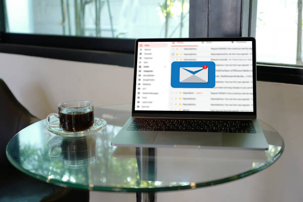 istock Mail Communication Connection message to mailing contacts phone Global Letters Concept computer browsing communication 1202642883
