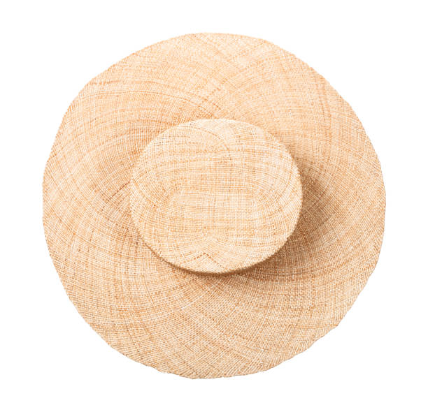 istock top view of wide brimmed straw hat isolated 1202648002