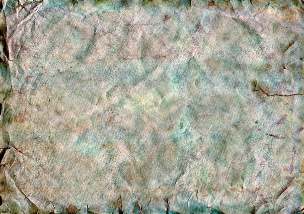 alte mouldy papier seite oder pergament - art fiber old page old paper stock-fotos und bilder