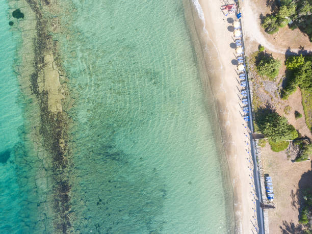 istock Overhead view of beautiful coast 1202659621