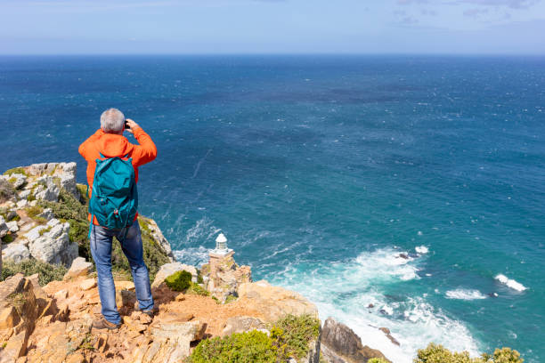 istock Middle Aged Man Hiking in the South African Wilderness 1202661765