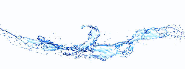 istock Close up of splashes and white background 1202663510