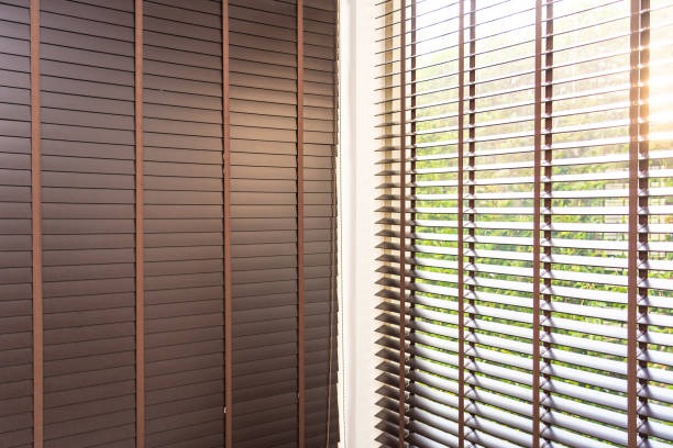 istock Blinds curtain window decoration interior of room 1202674500