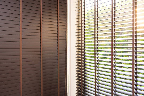 istock Blinds curtain window decoration interior of room 1202674510