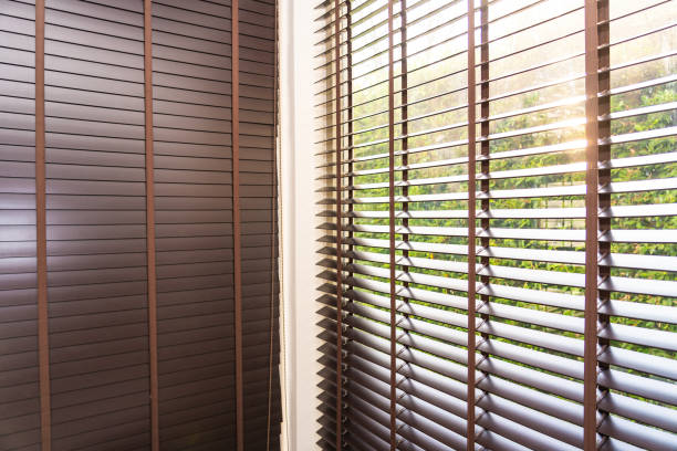 istock Blinds curtain window decoration interior of room 1202674542
