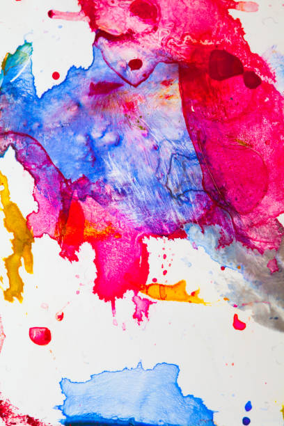istock Colorful abstract texture of watercolor effect 1202675124