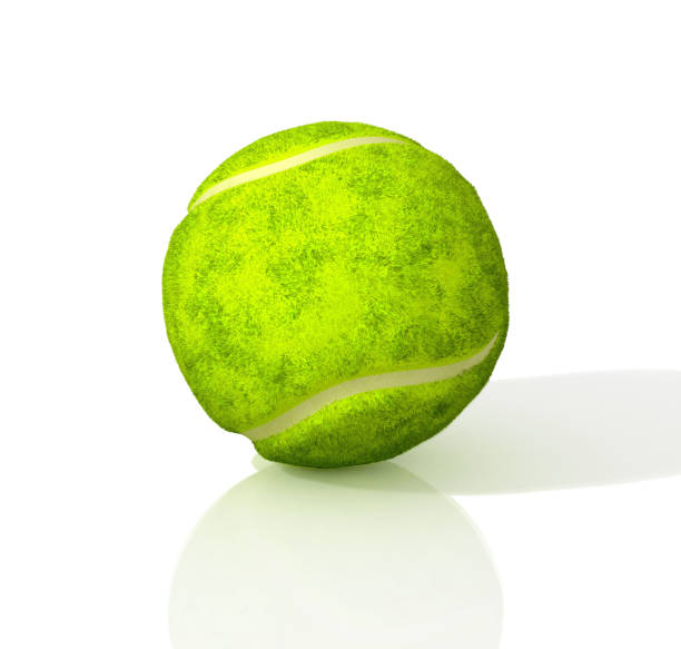 istock Tennis ball. 3D Illustration. 1202675490