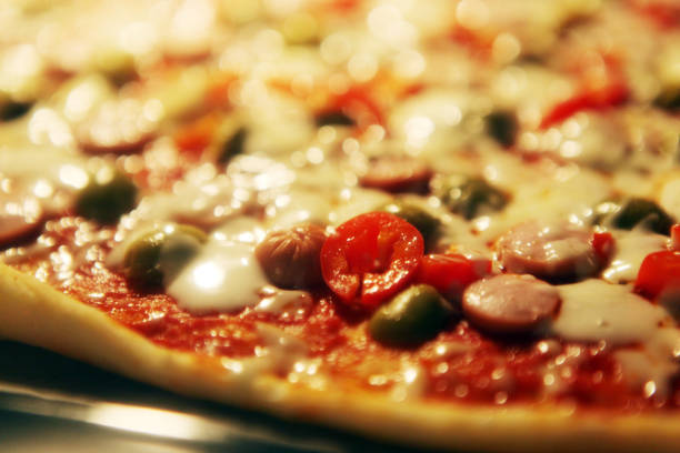 istock Image Of Hot Homemade Pepperoni Pizza 1202681624